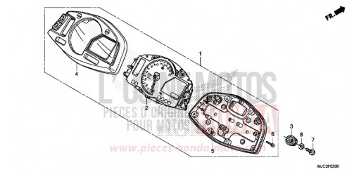 COMPTEUR CBR600RRD de 2013